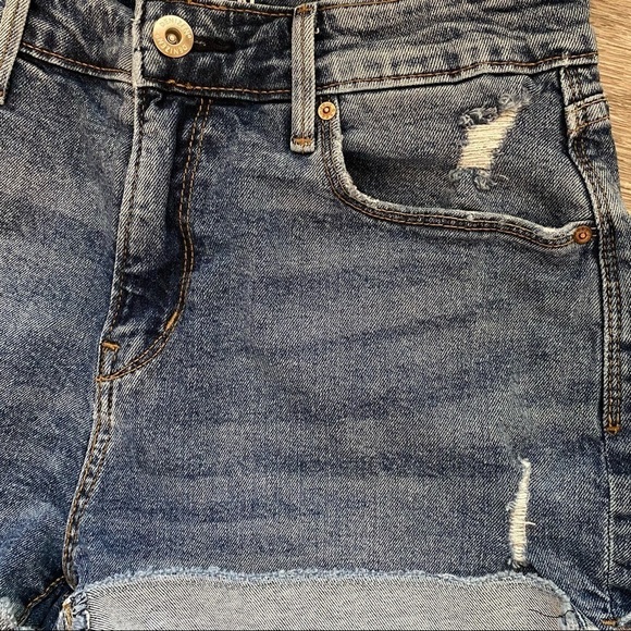 Levi’s Denizen High Rise Shorts Size 27 - Picture 4 of 11